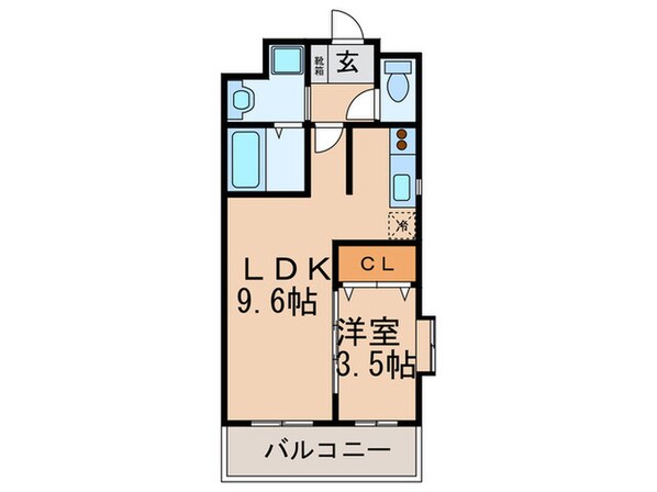 クオリアけやき通りの物件間取画像